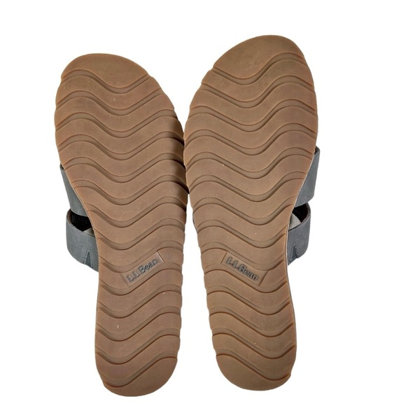 L.L. BEAN Lakewashed Nubuck Slide Sandals - Picture 7 of 9